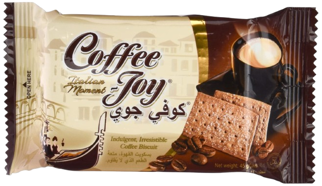 كوفي جوي بسكويت القهوة متعة 702 جرام 18x39g